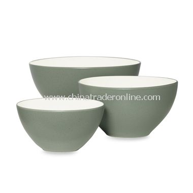 Noritake Colorwave Green Bowls (Set of 3) from China