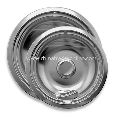 Range Kleen Style A Chrome Drip Pan (2-Pack)