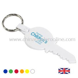 Recycled Key shaped Key Fob from China