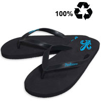 100% Recycled Rubber Flip Flop Sandals