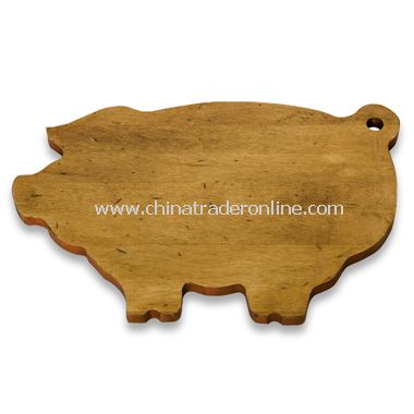 J. K. Adams Novelty Cutting Board - Pig from China