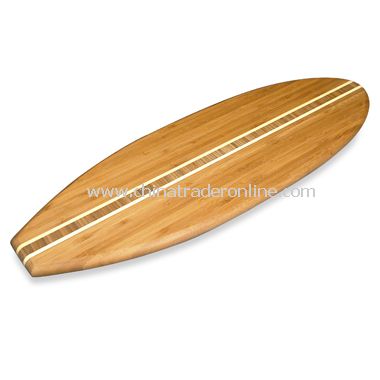 Totally Bamboo Surf Board Cutting Board