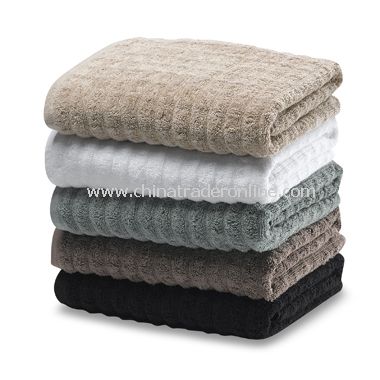 Ampersand Reversible Bath Towels, 100% Cotton from China