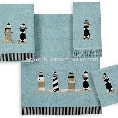 Avanti Lighthouses Mineral Bath Towels, 100% Cotton