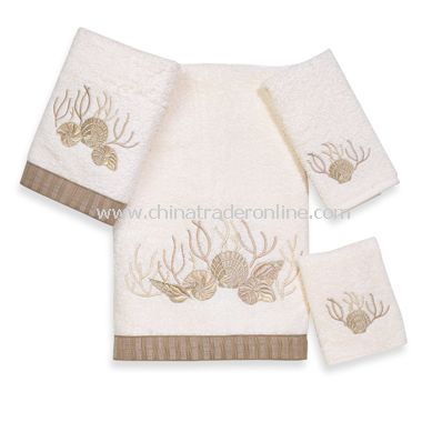 Avanti Premier Sunset Beach Seaglass Bath Towels, 100% Cotton from China