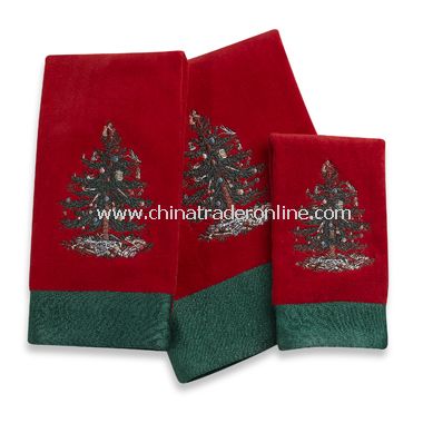 Christmas Tree Towels, 100% Cotton