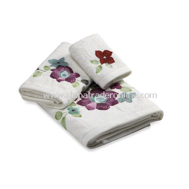 Croscill Retro Floral Bath Towel Collection from China