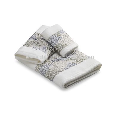 Croscill Spa Tile Bath Towel Collection from China