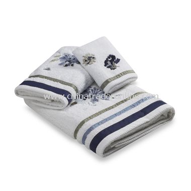 Croscill Watercolor Floral Bath Towel Collection from China