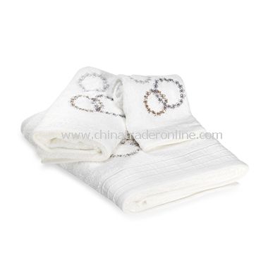 DKNY Home Filigree Bath Towels, 100% Cotton