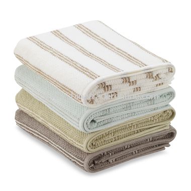 DKNY Weekend Stripe Bath Towels, 100% Cotton