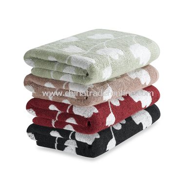 Floral Bath Towels, 100% Cotton