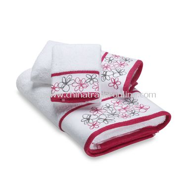 Graffiti Floral Bath Towel Collection from China