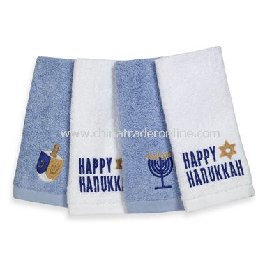 Hanukkah Fingertip Towels (Set of 4) from China