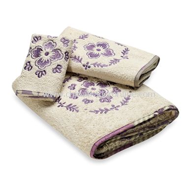 Jardin Bath Towels, 100% Cotton