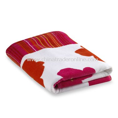 Loft Style® Ella Floral Bath Towel, 100% Cotton