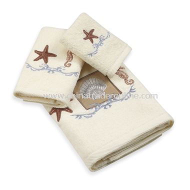 Ocean Shell Bath Towels, 100% Cotton from China