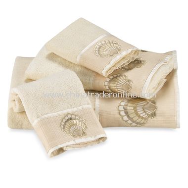 Oceana Ivory Bath Towels