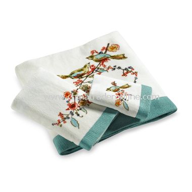 Print Bath Towel Collection, 100% Cotton