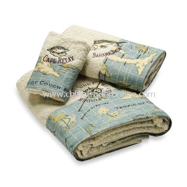 Tommy Bahama Island Song Bath Towels, 100% Cotton from China