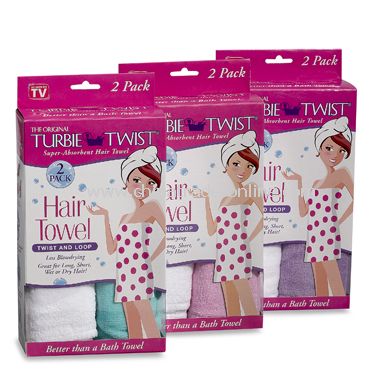 Turbie Twist&reg; Hair Towel (Set of 2)