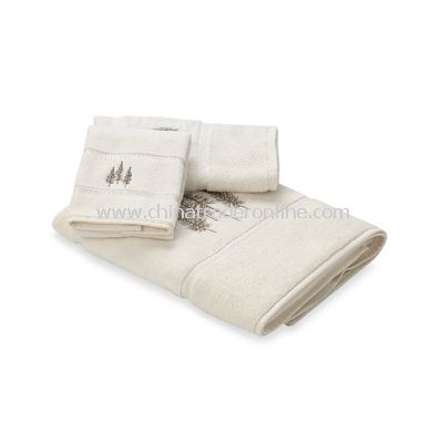 Winter White Bath Towels, 100% Cotton