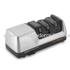 120 Brushed Metal Knife Sharpener