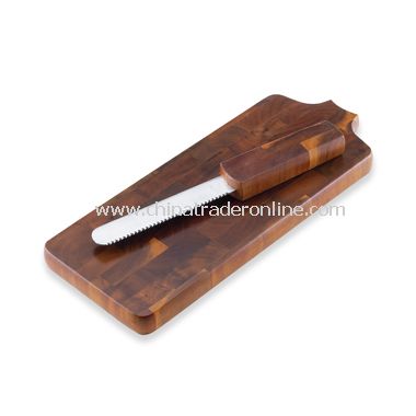 Dansk Belongings Wooden Breadboard with Knife from China