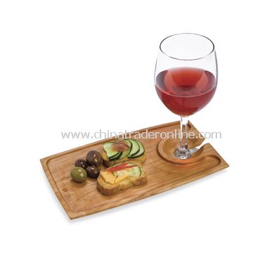 J.K. Adams Rectangle Wine & Dine Plate from China