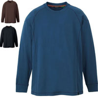 Mens Organic Jersey Long Sleeve Crew