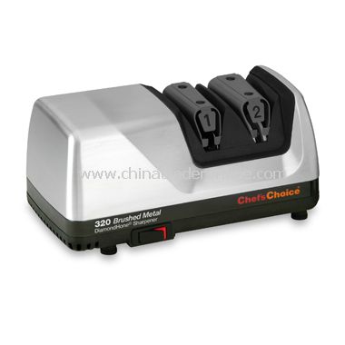 Professional Brushed Metal Electric Knife Sharpener