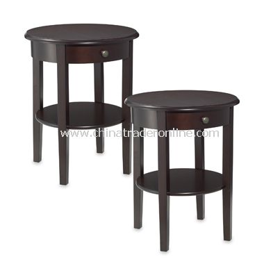 Charleston Round Side Tables (Set of 2