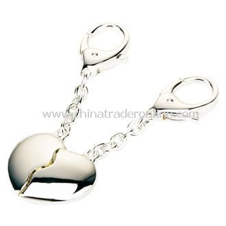 Joining Heart Keyring from China