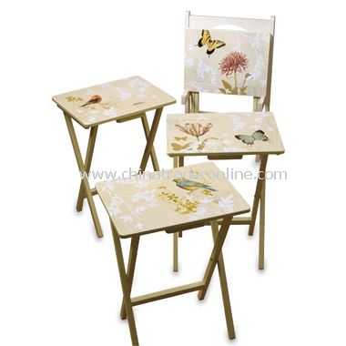 Natures Wonders 5-Piece Snack Table Set from China