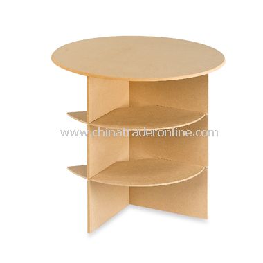 Round Table with Shelves