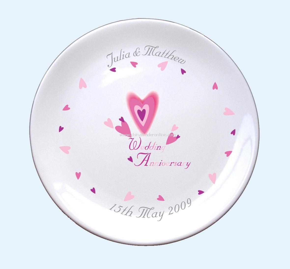 Anniversary Plate from China