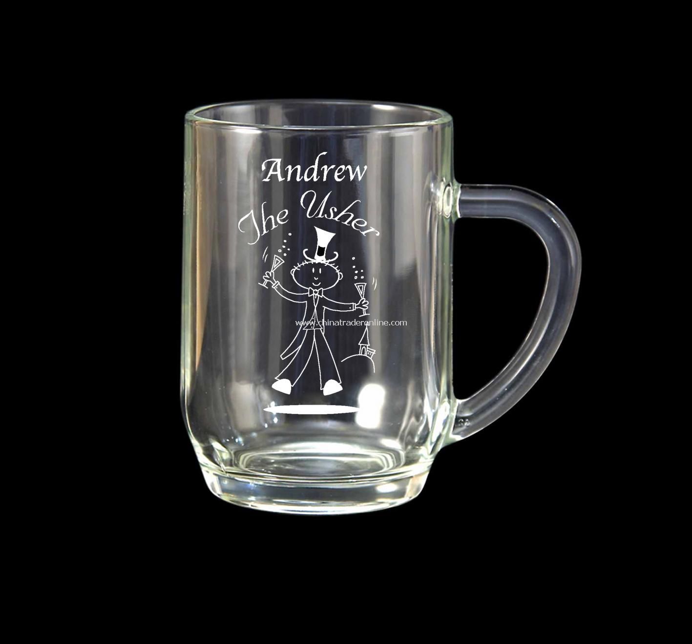 Etched Character Pint Tankard from China