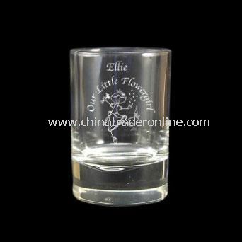 Etched Juice Glass
