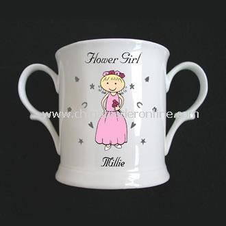 Flower Girl Bone China Loving Cup