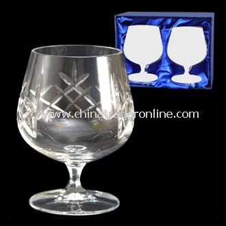 Lead Crystal Brandy Glasses from China