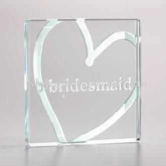 Miniature Glass Token Bridesmaid