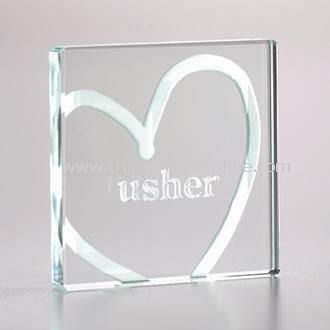 Miniature Glass Token Usher