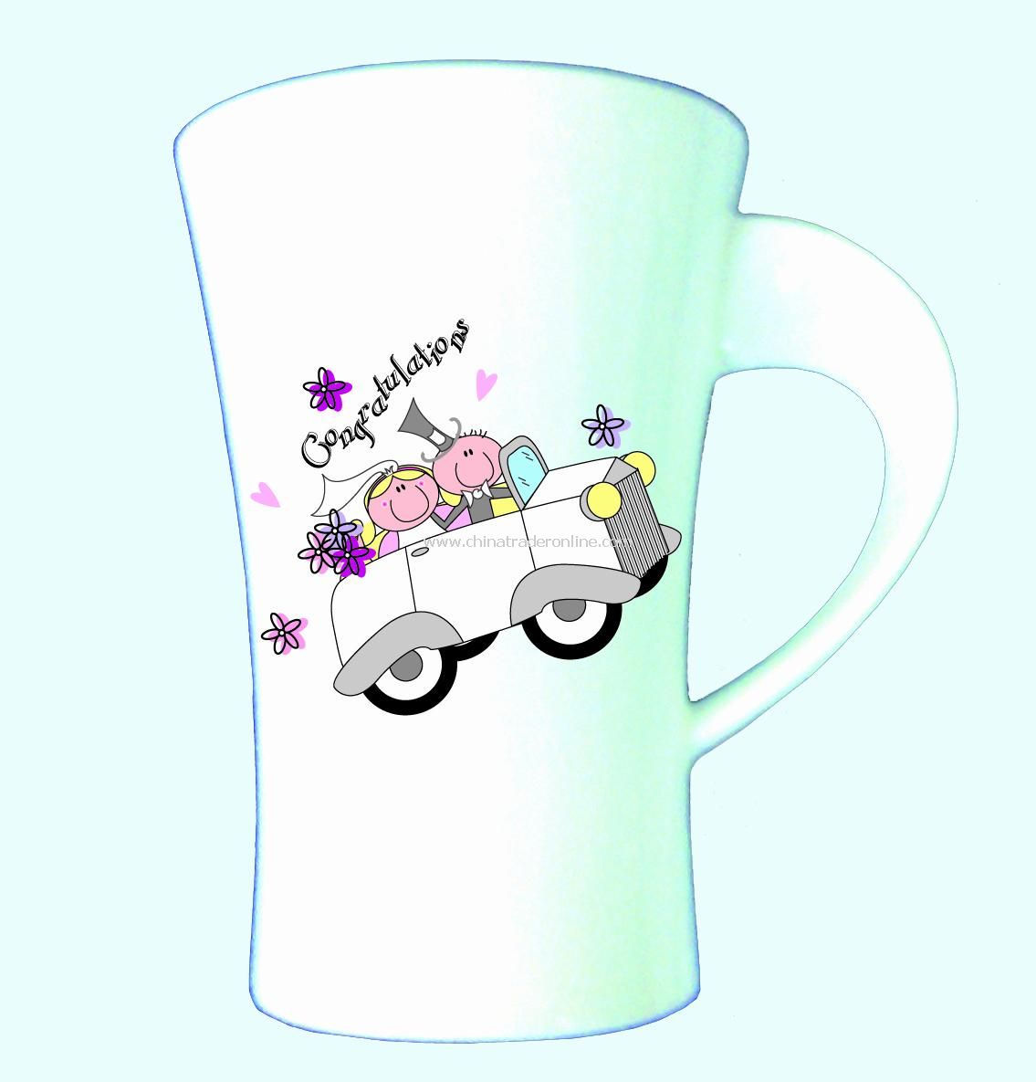 Wedding Car Latte Mug