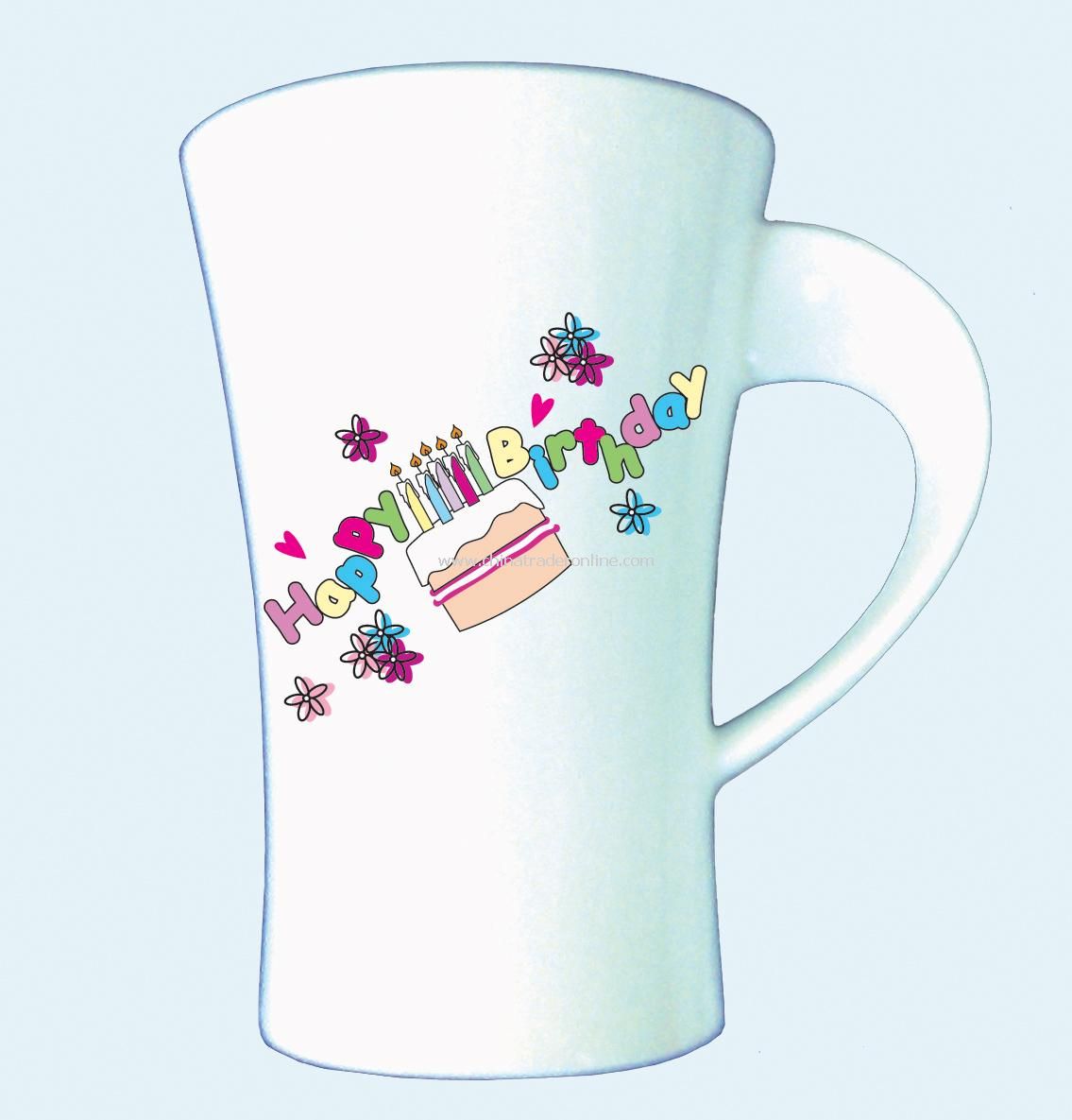 Birthday Cake Latte Mug from China