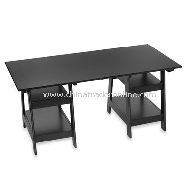 Black Trestle Desk from China