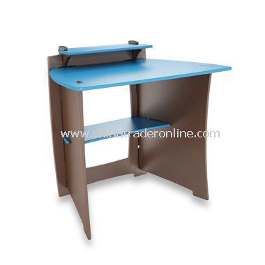 Blueberry Desk with PDA Shelf