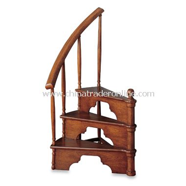 Cherry Attic/Bed Steps with Drawer from China
