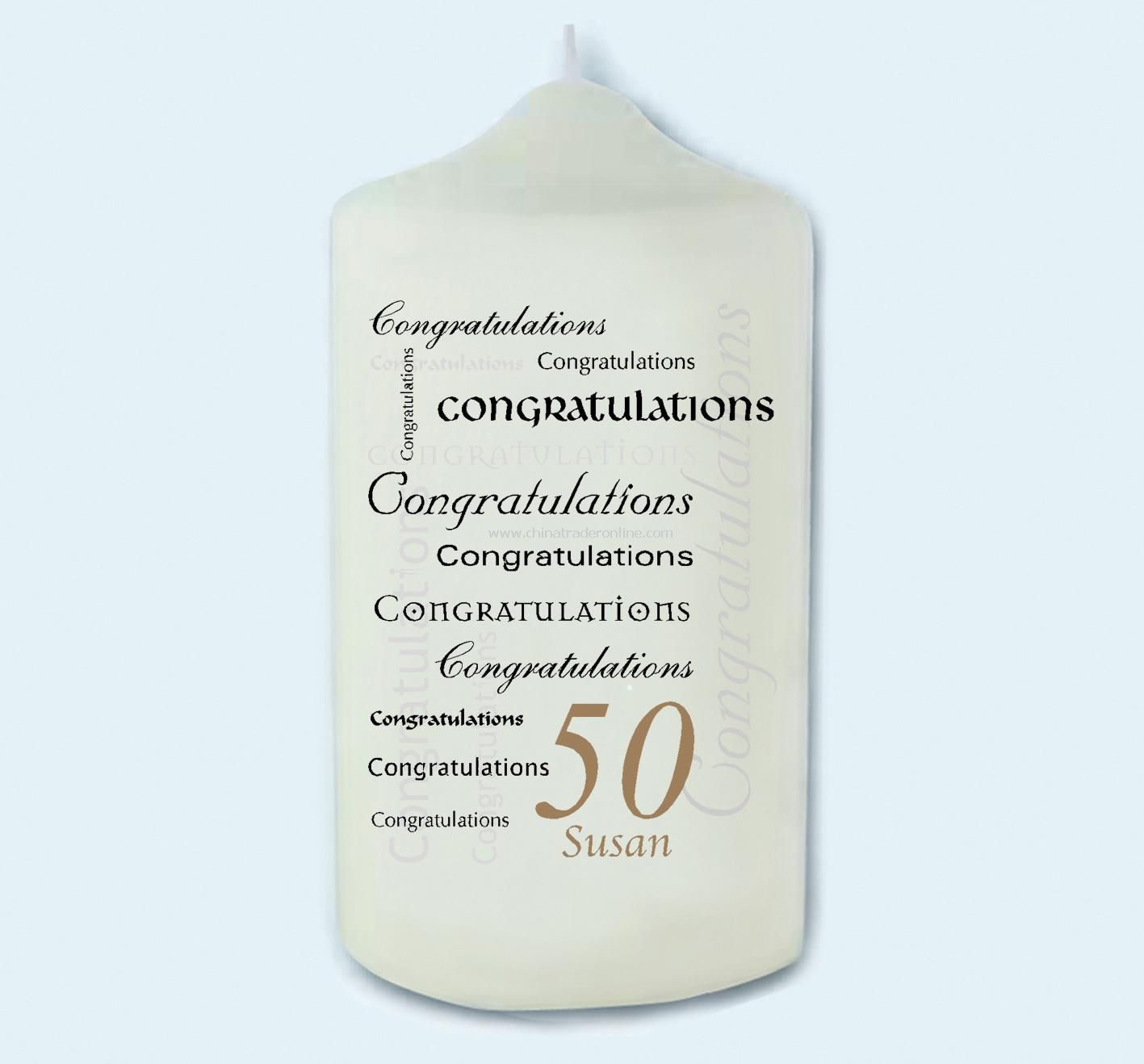 Congratulations Age Candle from China