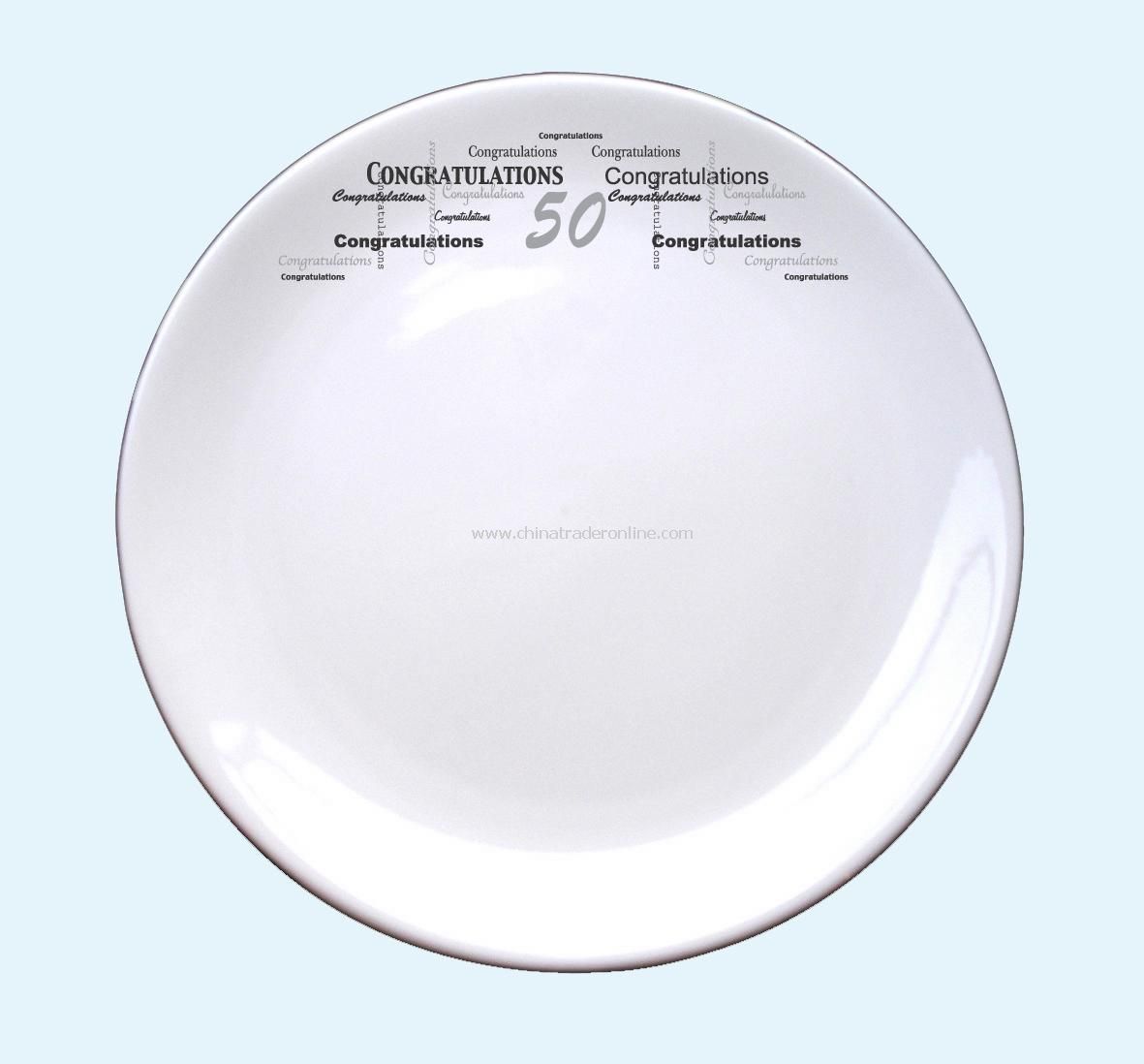 Congratulations Age Signature Plate from China