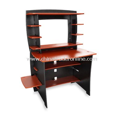 Legare Black and Red Desk with Hutch from China